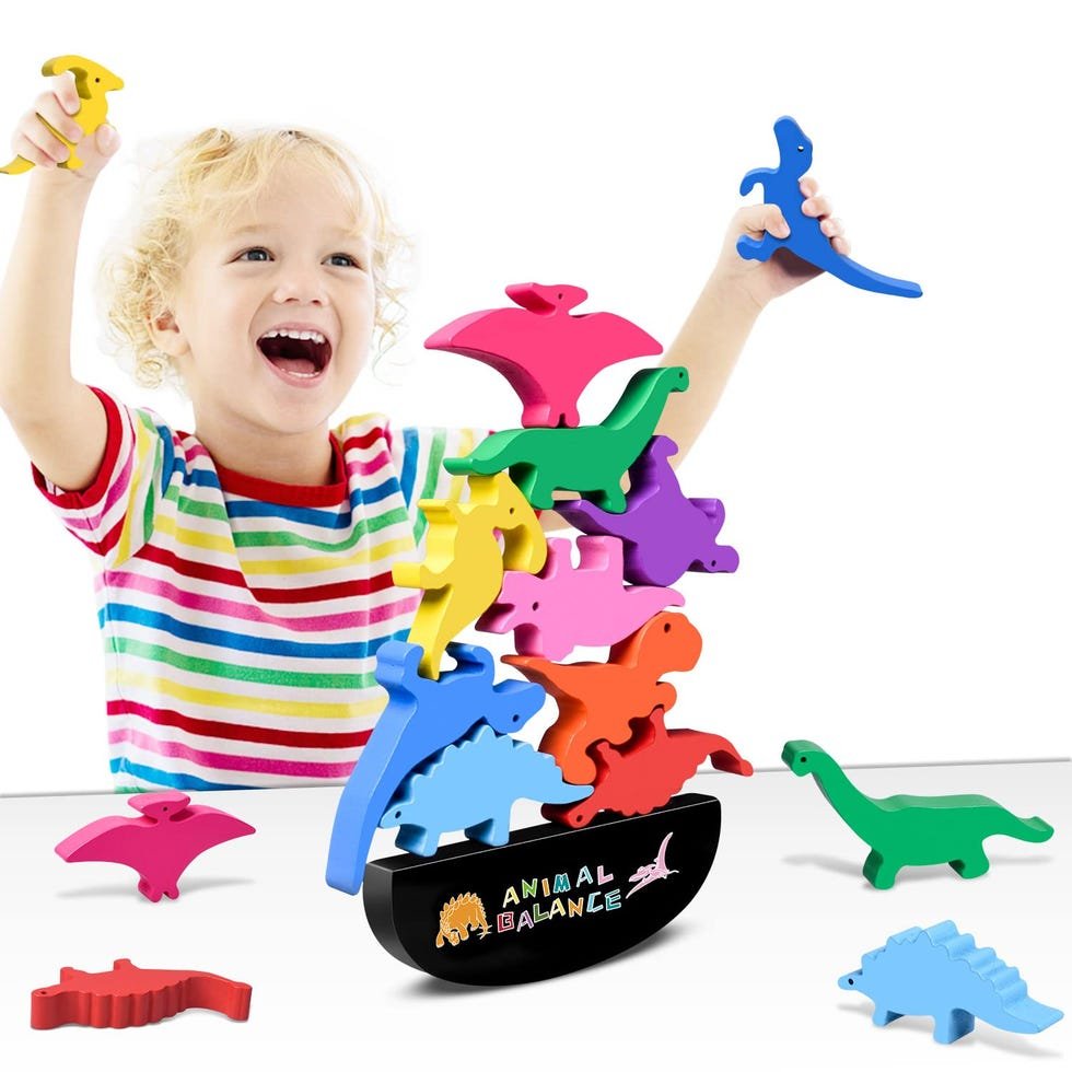 Wooden Stacking Dinosaurs