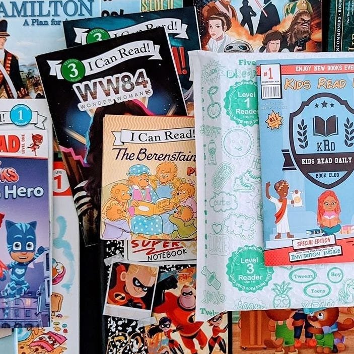 Kids Read Daily Book Club Subscription