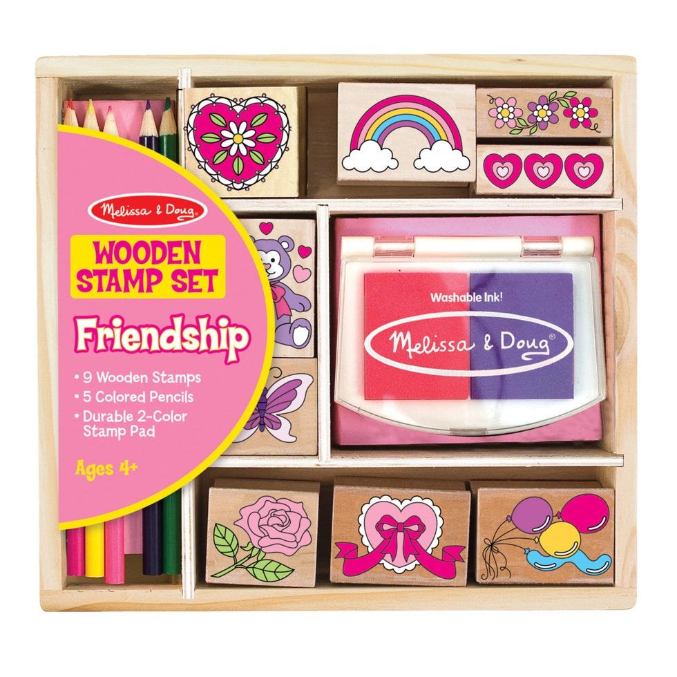 Wooden Stamp Set: Friendship