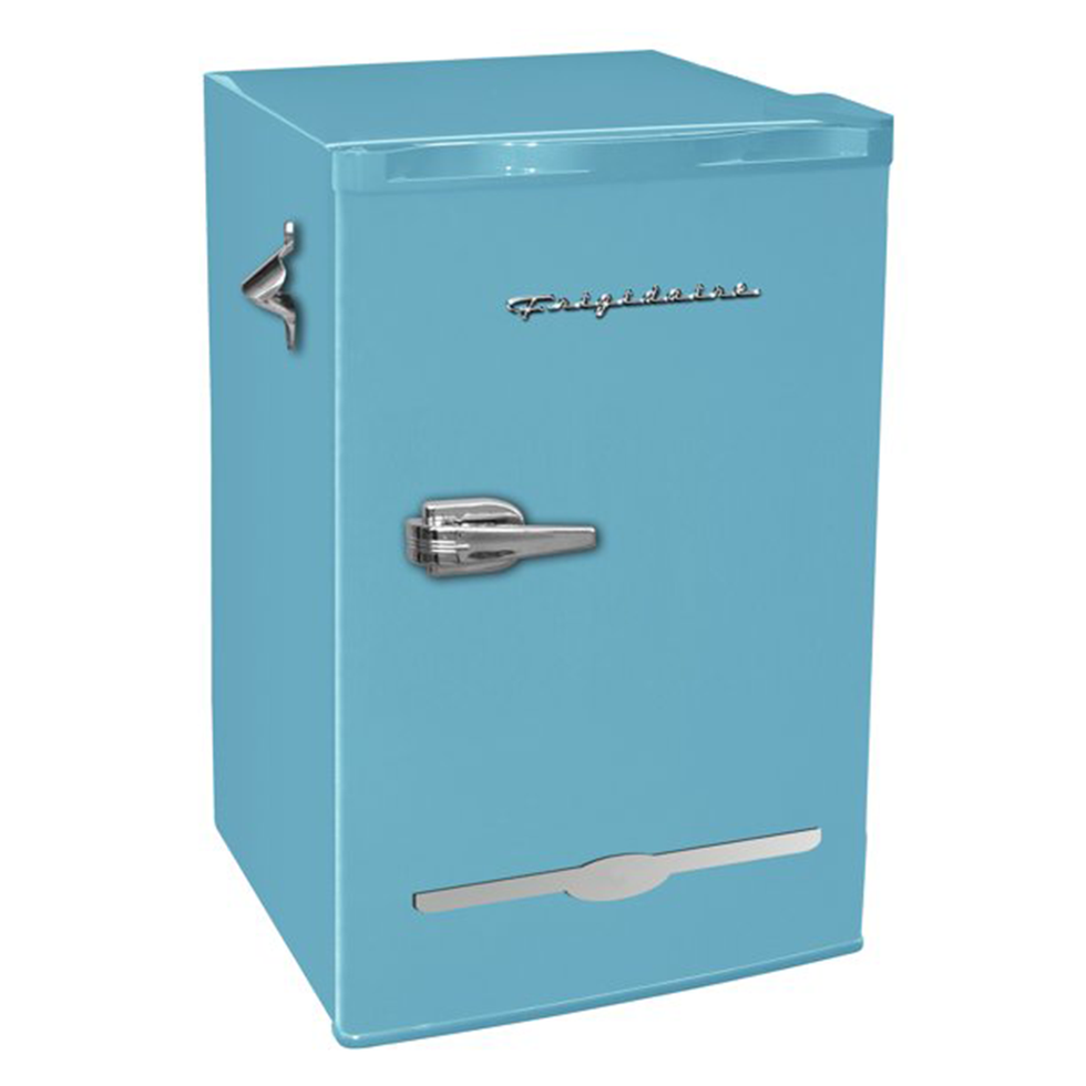 Retro Mini Fridge With Side Bottle Opener