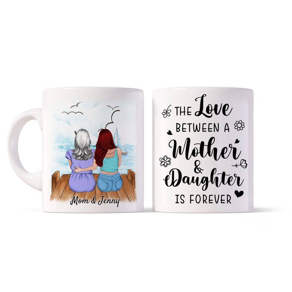 Personalized Mother and Daughter Coffee Mug