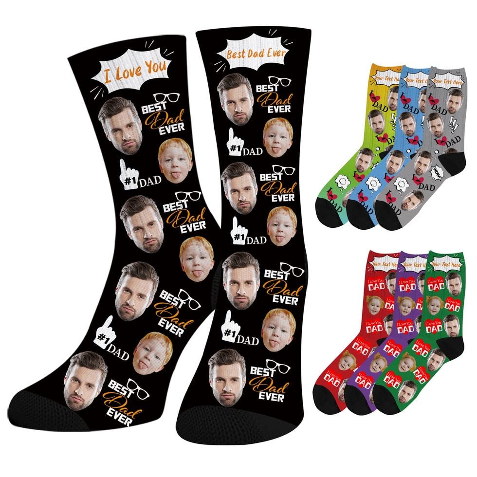 Personalized Fathers Day Socks