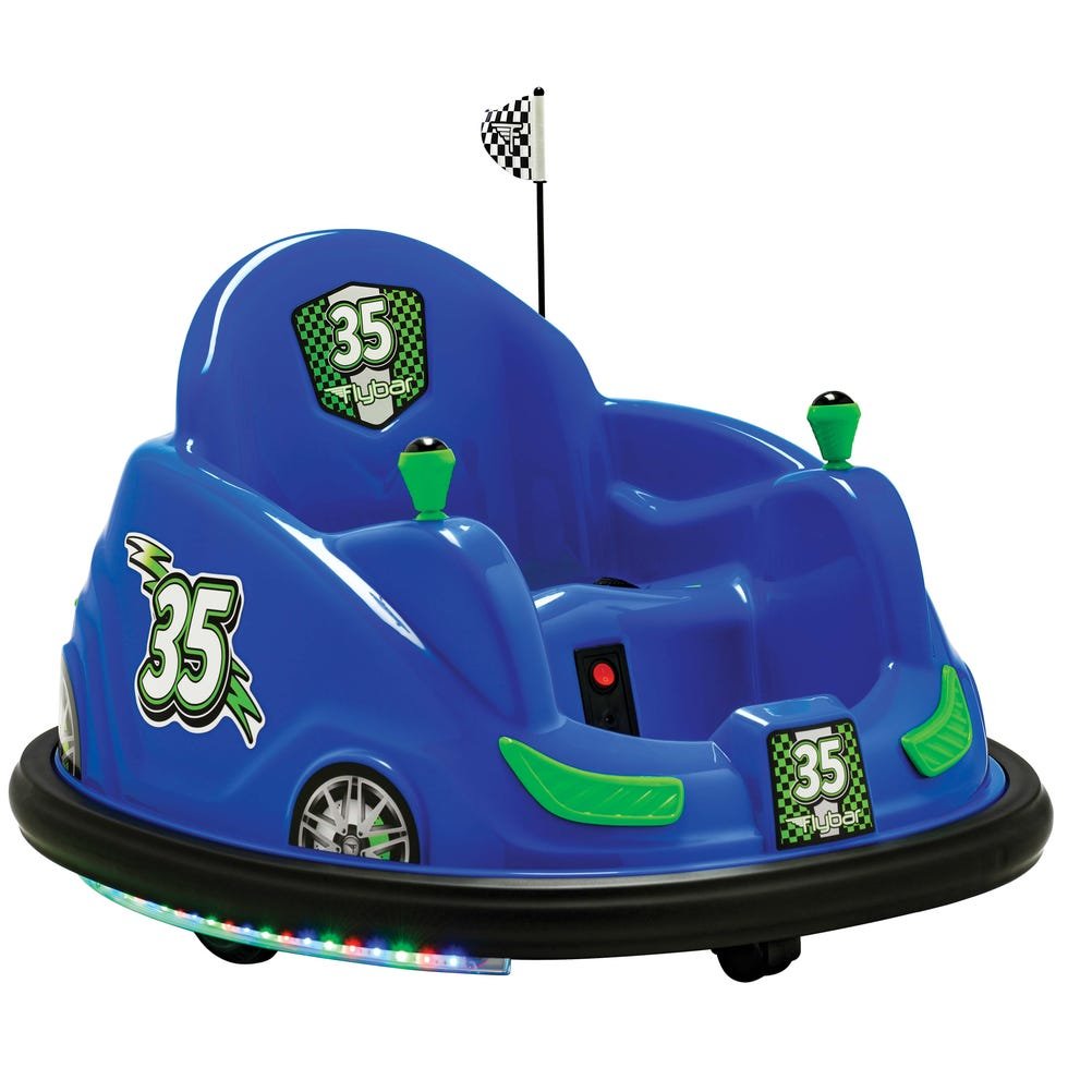 6 Volt Battery Powered Bumper Car Blue