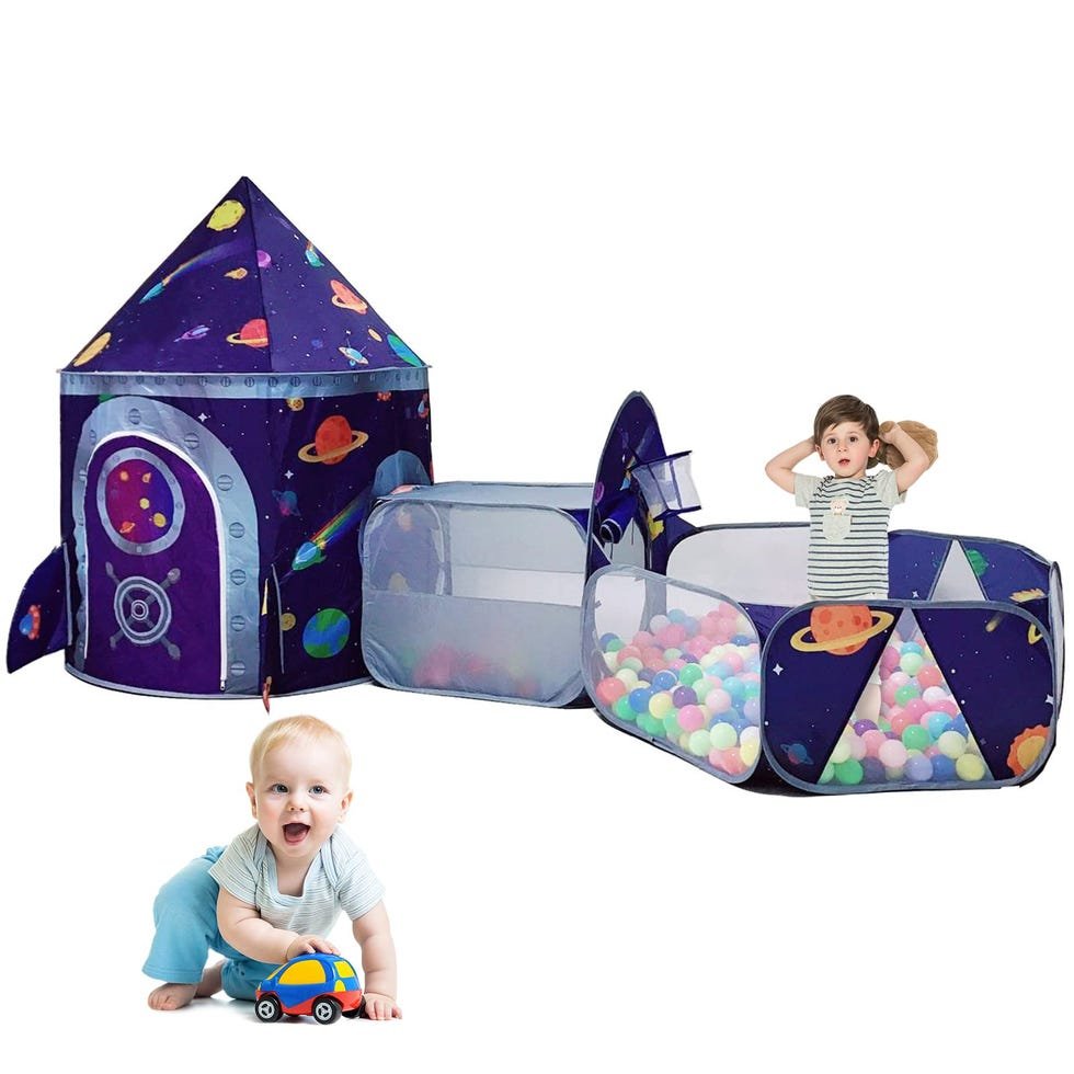 Space Ship Kids Play Tent (3-Piece)