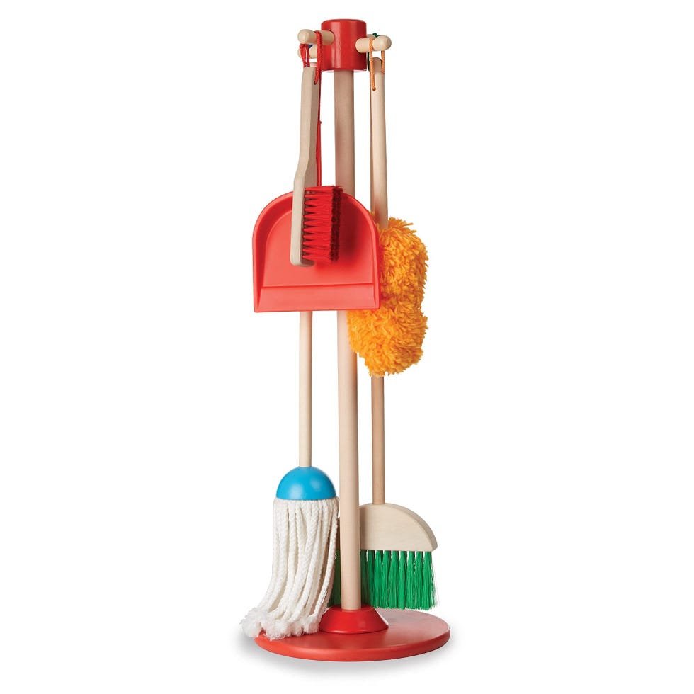Let’s Play House Dust! Sweep! Mop! 6-Piece Pretend Play Set