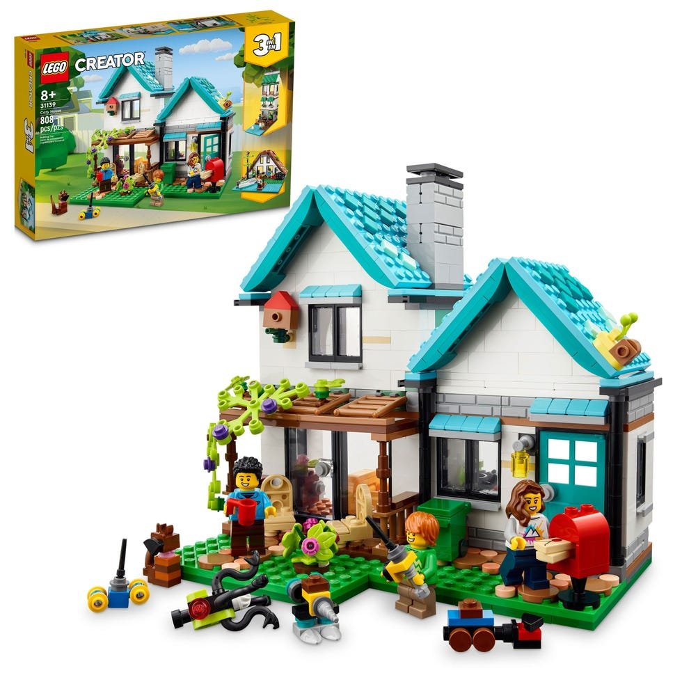Creator 3-In-1 Cozy House Building Kit