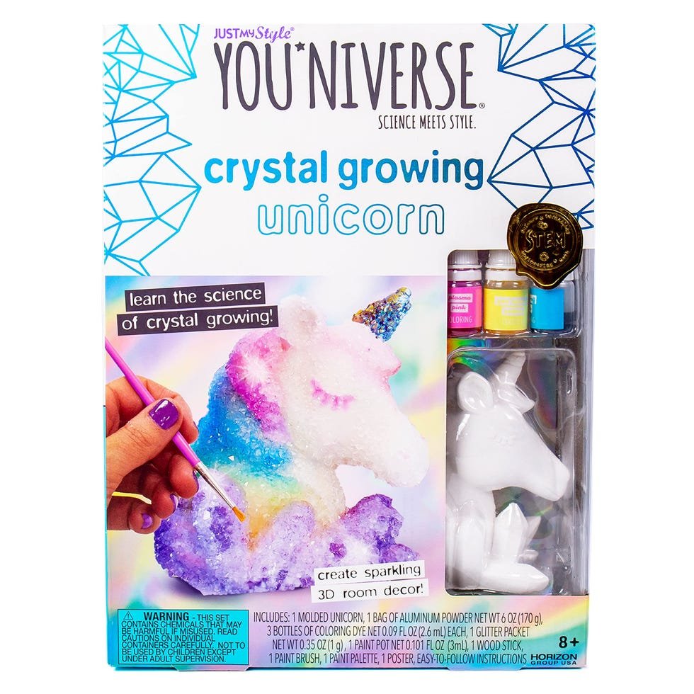 Crystal Growing Unicorn