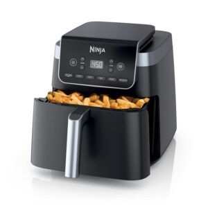 Ninja | Air Fryer | 6.5 QT Pro XL Capacity fits 9lbs of Wings | 6-in-1 Max Crisp, Air Fry, Roast, Bake, Reheat & Dehydrate | Nonstick Basket, Crisper Plate & Recipe Guide | Grey...